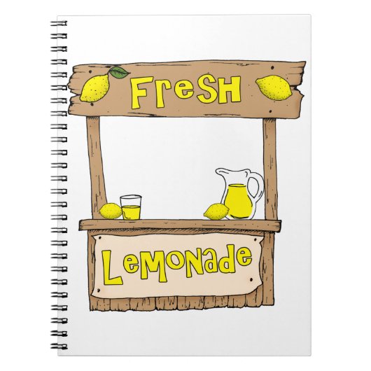 limonade-teken notitieboek (Voorkant)