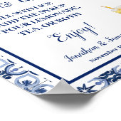 Limonade & Theebar Bord Blauwe Middellandse Zee Poster (Hoek)