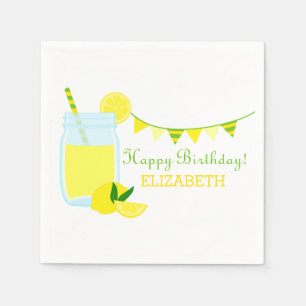 Limonade Verjaardagsfeestje Servet