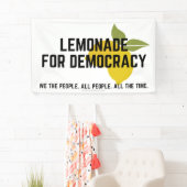 limonade voor democratie spandoek (Insitu)