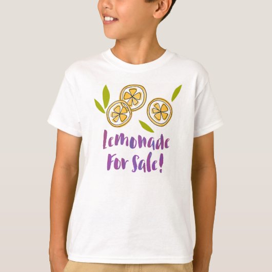limonade voor verkoop limonade Kinderen T-shirt (Voorkant)