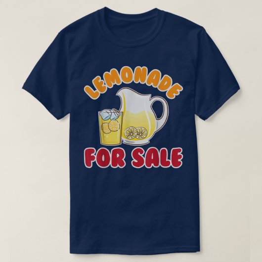 limonade voor verkoop van de juistheekstandaard li t-shirt (Design voorkant)