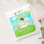 limonade zwart haar jongen verjaardag dank u bedankzakje (Gezegeld)