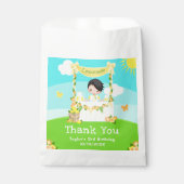 limonade zwart haar jongen verjaardag dank u bedankzakje (Voorkant)