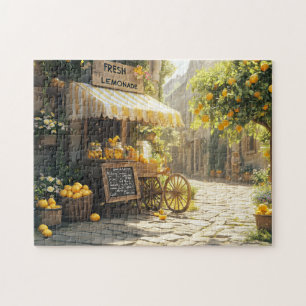 Limonadekraam Rustiek Middellands Zee-dorp Legpuzzel