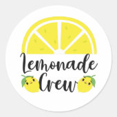 limonadelimonade limonade ronde sticker (Voorkant)