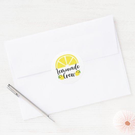 limonadelimonade limonade ronde sticker (Envelop)