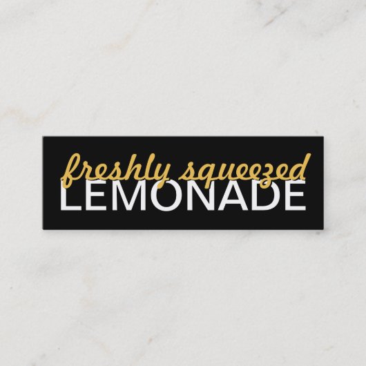 limonadepunkkaart klantenkaartje (Voorkant)