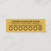 limonadepunkkaart klantenkaartje (Achterkant)