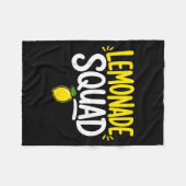 Limonadestand Crew Limonade Team Fleece Deken (Voorkant (Horizontaal))