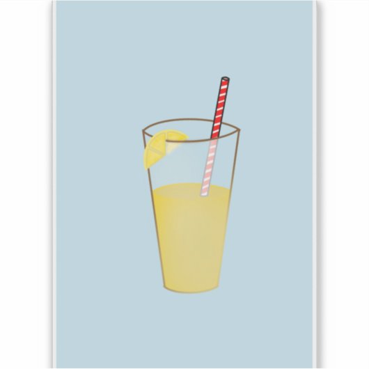 Limonadesticker Sticker (Voorkant)