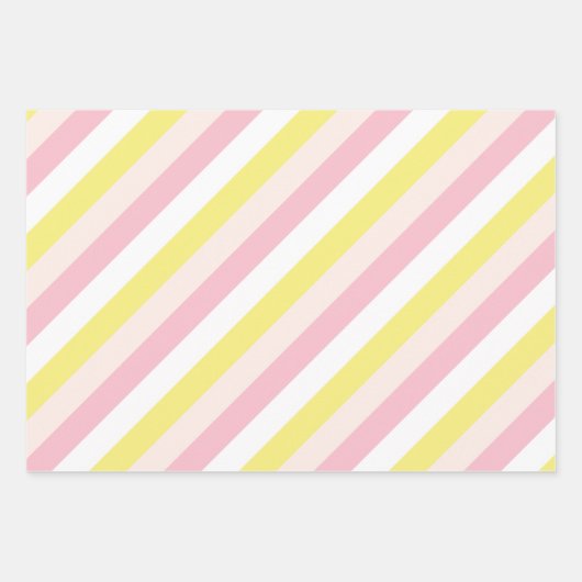 limonadestripes leemon-schroot inpakpapier vel (Voorkant 2)
