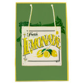 limonadeteken citroenfruit groen geel medium cadeauzakje (Voorkant)