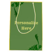 limonadeteken citroenfruit groen geel medium cadeauzakje (Achterkant)