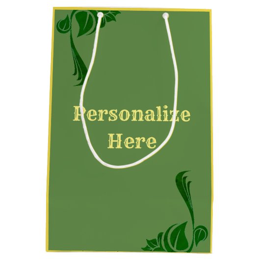  limonadeteken citroenfruit groen geel medium cadeauzakje (Achterkant)