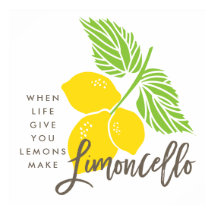 Limoncello art print, wanneer het leven je citroen