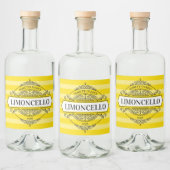 Limoncello  Badge Label Likeurfles Etiket (Flessen)