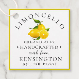 Limoncello Bedankjes Labels