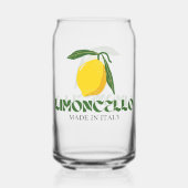 Limoncello Blikvorm Glas (Achterkant)