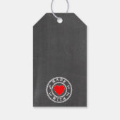 Limoncello Bottle Hang Label Chalkboard Look | Cadeaulabel (Achterkant)