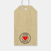 Limoncello Bottle Kraft Hang Label | Cadeaulabel (Achterkant)