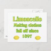 Limoncello Briefkaart (Voorkant / Achterkant)
