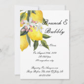 LIMONCELLO BRUIDJESSCHOONMAAK-UITNODIGING KAART (Voorkant)