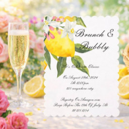 LIMONCELLO BRUIDJESSCHOONMAAK-UITNODIGING SAVE THE DATE