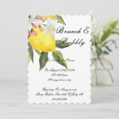 LIMONCELLO BRUIDJESSCHOONMAAK-UITNODIGING SAVE THE DATE (Staand voorkant)