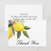 LIMONCELLO BRUIDJUISTE DANKSKAART BEDANKKAART (Voorkant / Achterkant)