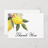 LIMONCELLO BRUIDJUMAVERJAARDAGKAARTJE BEDANKKAART (Voorkant / Achterkant)