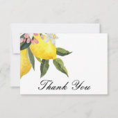 LIMONCELLO BRUIDJUMAVOND BEDANKKARTE BEDANKKAART (Voorkant)