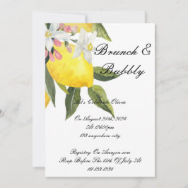 LIMONCELLO BRUIDSDOUCHE UITNODIGING