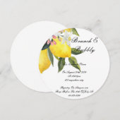 LIMONCELLO BRUIDSDOUCHE UITNODIGING (Voorkant / Achterkant)