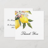 LIMONCELLO BRUILOFTSFEestJE BEDANKKAART (Voorkant / Achterkant)