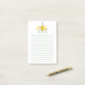 Limoncello Citroenen Aangepaste Naam Schattig Post-it® Notes (Op bureau)