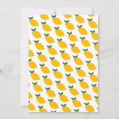 Limoncello Citroenen CUSTOM Leuke VERJAARDAG PARTI Kaart (Achterkant)