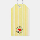 Limoncello citroenen op een tak fles hangen Label  Cadeaulabel (Achterkant)