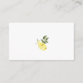 Limoncello Cocktail Vrijgezellenfeest hoeveel kuss Informatiekaartje (Achterkant)