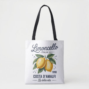 Limoncello Costa d'Amalfi La Dolce Vita Boodschapp Tote Bag