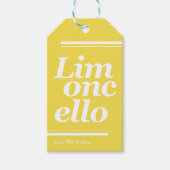 Limoncello Dank je Labels voor weddenschappen Cadeaulabel (Voorkant)
