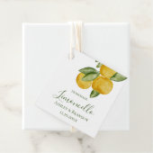 Limoncello flaconetiket, Waterverf van de kleine d Bedankjes Labels (In situ)