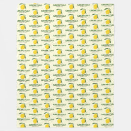 Limoncello Fleece Deken