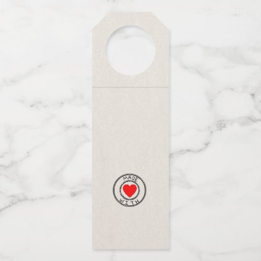 Limoncello Fles Hang Label | Weddenschap (Achterkant)