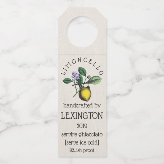 Limoncello Flessenhanger (Voorkant)