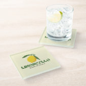 Limoncello Glazen Onderzetter (Schuin)