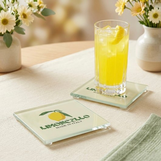 Limoncello Glazen Onderzetter