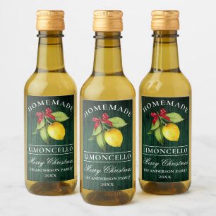 Limoncello Groene Houten Klein van Kerstmis Minico Wijn Etiket