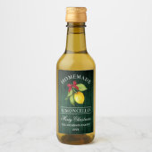 Limoncello Groene Houten Klein van Kerstmis Minico Wijn Etiket (Voorkant)