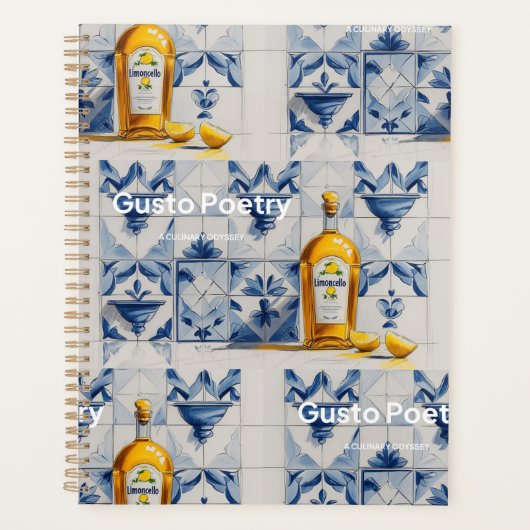 Limoncello Gusto Poetry Planner (Voorkant)